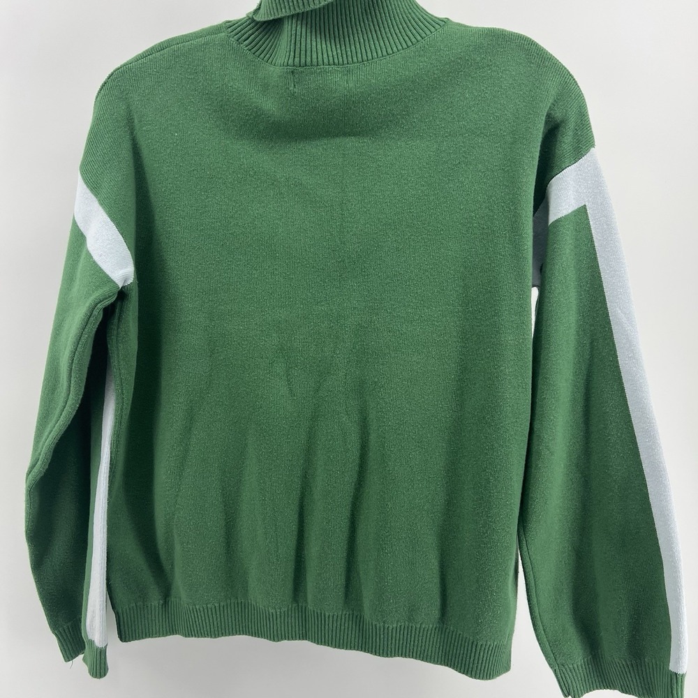 La Ligne Sweater Womens Size‎ Small Green Cotton Blend N Cashmere